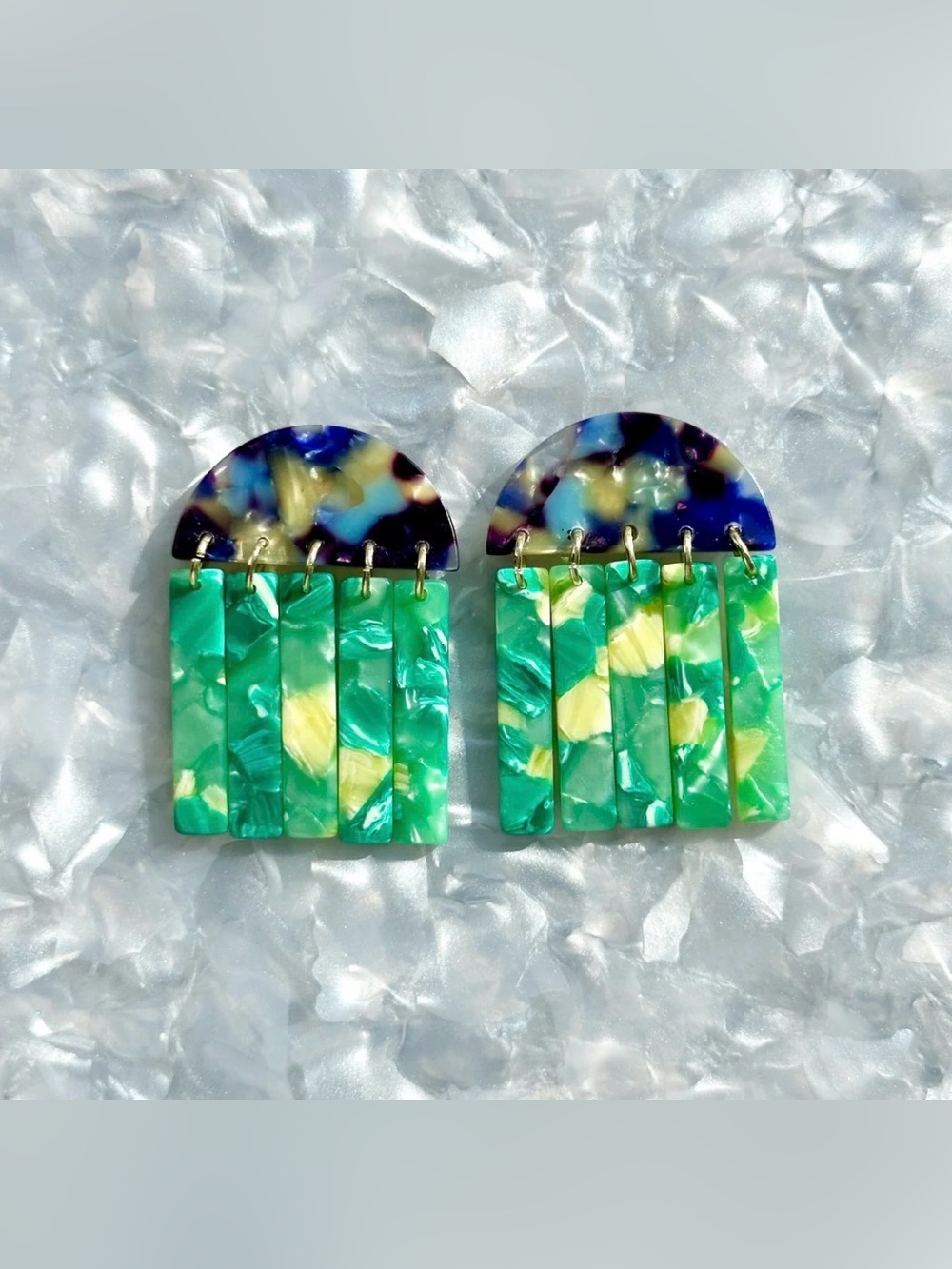 Closet Rehab Fringe Earrings - Limelight